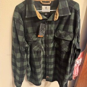 Legendary Whitetails Green and Black Plaid Shirt